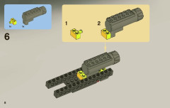 LEGO 8231 instructions page 8 – build guide