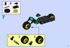 LEGO 8233 instructions page 11 – build guide