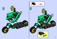 LEGO 8233 instructions page 17 – build guide
