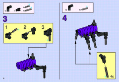 LEGO 8233 instructions page 4 – build guide