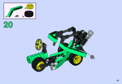 LEGO 8233 instructions page 45 – build guide