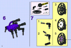 LEGO 8233 instructions page 6 – build guide