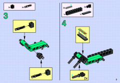 LEGO 8233 instructions page 9 – build guide