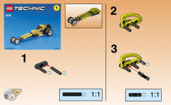 LEGO 8238 instructions page 2 – build guide