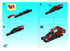 LEGO 8242 instructions page 10 – build guide