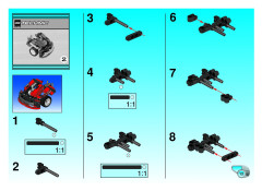 LEGO 8242 instructions page 13 – build guide