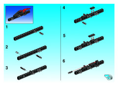 LEGO 8242 instructions page 9 – build guide