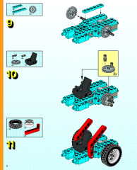 LEGO 8244 instructions page 8 – build guide