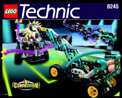 LEGO 8245 instructions page 1 – build guide