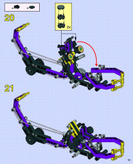 LEGO 8245 instructions page 25 – build guide