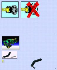 LEGO 8245 instructions page 3 – build guide