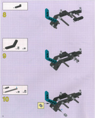 LEGO 8245 instructions page 6 – build guide