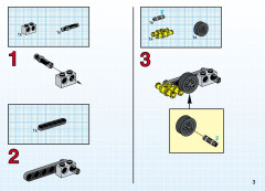 LEGO 8246 instructions page 3 – build guide