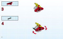 LEGO 8247 instructions page 4 – build guide