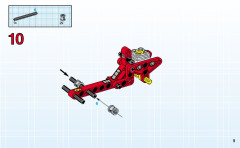 LEGO 8247 instructions page 9 – build guide