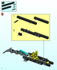 LEGO 8248 instructions page 8 – build guide