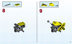 LEGO 8251 instructions page 5 – build guide