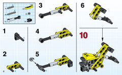 LEGO 8251 instructions page 6 – build guide