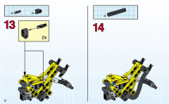 LEGO 8251 instructions page 8 – build guide