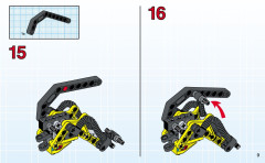 LEGO 8251 instructions page 9 – build guide