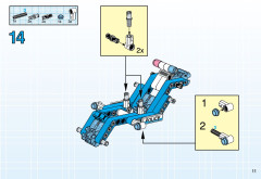 LEGO 8252 instructions page 11 – build guide