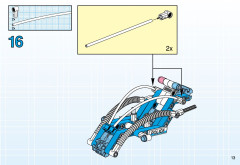 LEGO 8252 instructions page 13 – build guide