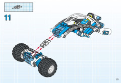 LEGO 8252 instructions page 21 – build guide