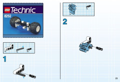 LEGO 8252 instructions page 23 – build guide