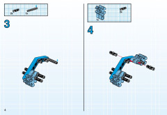 LEGO 8252 instructions page 4 – build guide