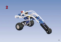 LEGO 8252 instructions page 43 – build guide