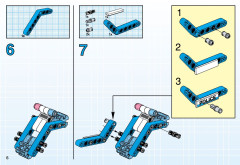 LEGO 8252 instructions page 6 – build guide