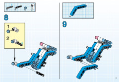 LEGO 8252 instructions page 7 – build guide