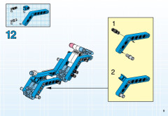 LEGO 8252 instructions page 9 – build guide