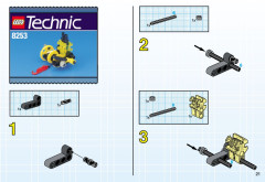 LEGO 8253 instructions page 21 – build guide