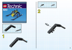 LEGO 8253 instructions page 3 – build guide