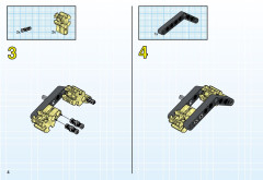 LEGO 8253 instructions page 4 – build guide
