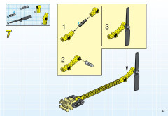 LEGO 8253 instructions page 43 – build guide