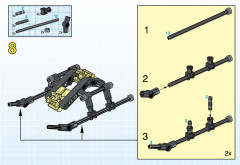 LEGO 8253 instructions page 7 – build guide