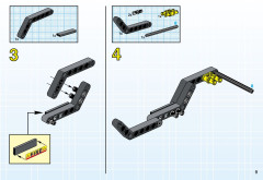 LEGO 8253 instructions page 9 – build guide