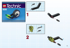 LEGO 8255 instructions page 11 – build guide