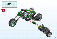 LEGO 8255 instructions page 19 – build guide
