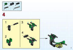 LEGO 8255 instructions page 5 – build guide