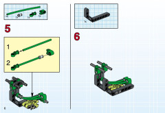 LEGO 8255 instructions page 6 – build guide