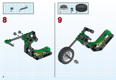 LEGO 8255 instructions page 8 – build guide