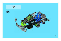 LEGO 8256 instructions page 51 – build guide