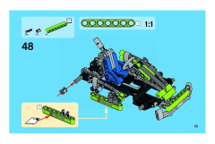 LEGO 8256 instructions page 55 – build guide