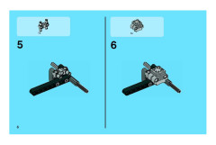 LEGO 8256 instructions page 6 – build guide