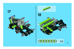 LEGO 8256 instructions page 21 – build guide