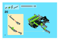LEGO 8256 instructions page 24 – build guide