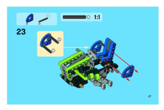 LEGO 8256 instructions page 27 – build guide